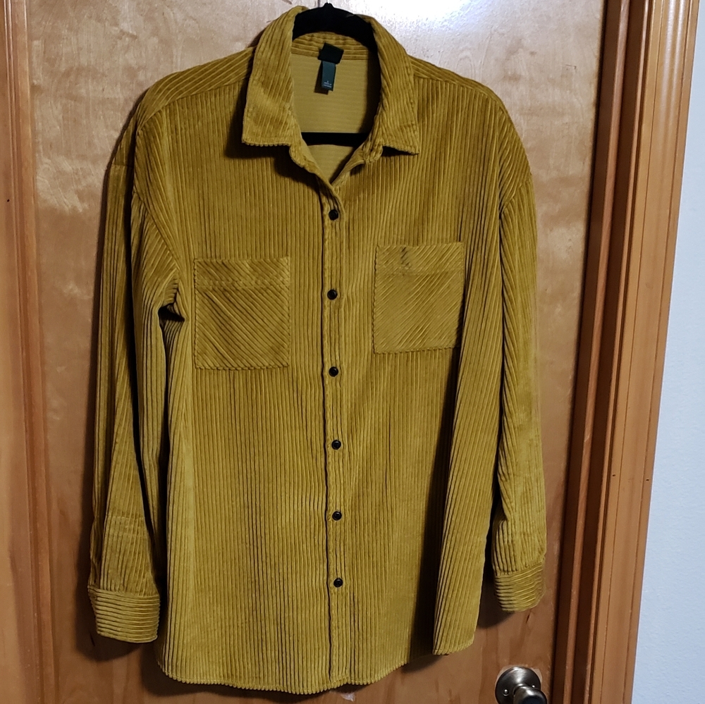 Wild Fable Vintage Thick Corduroy Button Up